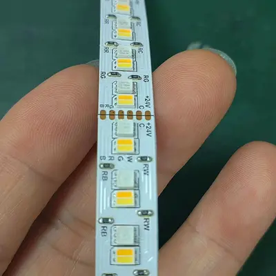LED light strip indoor home decoration sensor atmosphere light 2835 low voltage high brightness Amazon popular dual color temperature light strip - 7