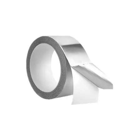 Aluminum Foil Duct Tape, Silver, High-Temperature HVAC Tape