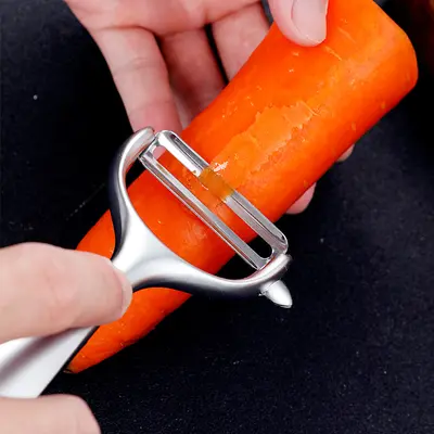 304 stainless steel fruit peeler with rotating grater - 4