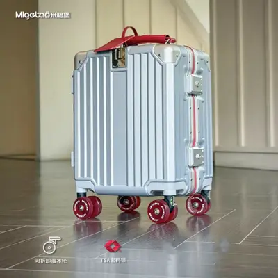 14-Inch Children's Carry-On Suitcase with Skate Wheels and Hook - 10