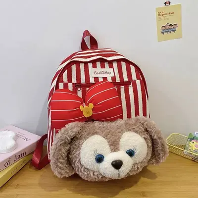 2025 Women's Cartoon Plush Backpack, Large Capacity - 9