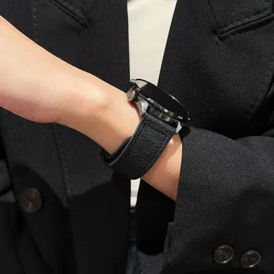 Huawei Watch 5 ve Xiaomi S4 için silikon kordon, 18 mm manyetik toka