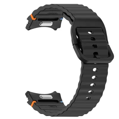 Silicone Watch Strap with Wave Stitch for Samsung Galaxy Watch7 - 10