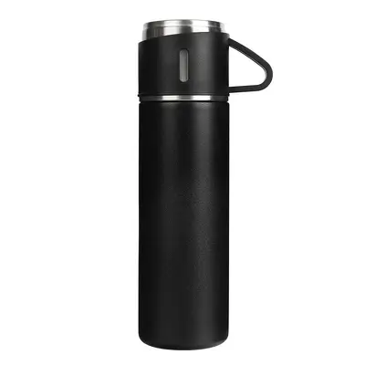 Edelstahl-Thermobecher-Set mit drei Deckeln und Geschenkbox - 6