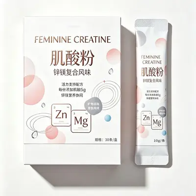 Women's Creatine Monohydrate Powder with Zinc and Magnesium, High Purity - 7