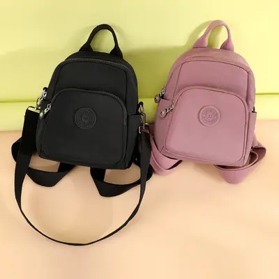 Damen-Freizeitrucksack im koreanischen Stil aus Oxford-Gewebe, auch als Handtasche tragbar - 4
