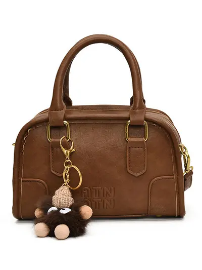 Women's Small Square Crossbody Bag, Single Shoulder, Winter Style - 6