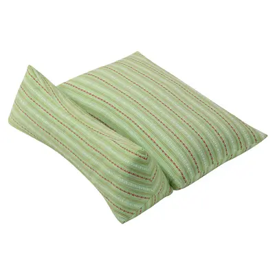 Buckwheat triangle cervical pillow with removable core - 10