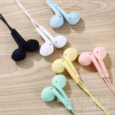 U19 gaming in-ear headphones, wired, silicone, colorful