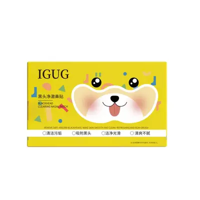 IGUG黑头净澈鼻贴闭口水控油毛孔便携去鼻头贴清洁Q去黑头鼻贴 - 7
