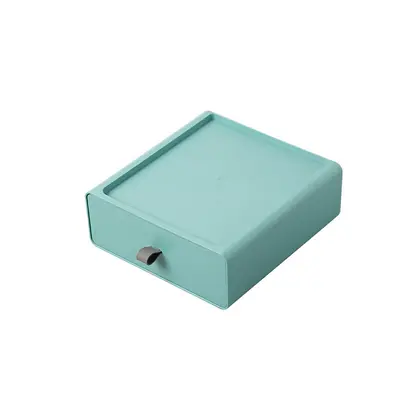 Multi-layer office storage rack plastic gift box cosmetics cross-border stackable dormitory desktop drawer storage box - 8