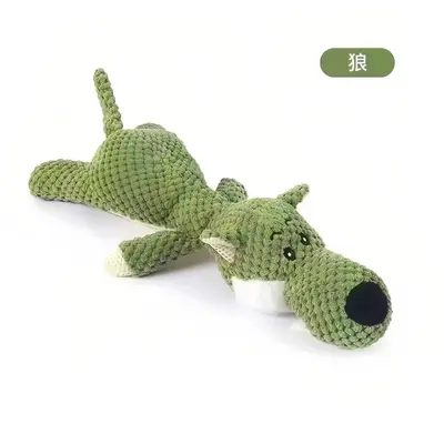 Durable Squeaky Plush Lion Chew Toy for Large Dogs - 5