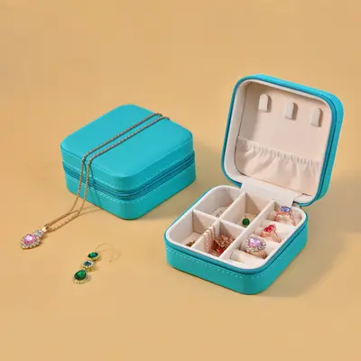 Tragbare Schmuckschatulle Europa Prinzessin Korea kleine Reise-Handschmuck-Schmucktasche Ohrringe Ring kleine Aufbewahrungsbox für Frauen - 12