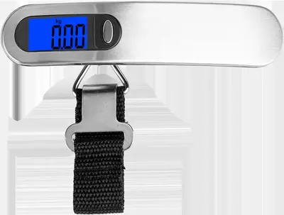 Foreign trade portable luggage scale, grocery shopping scale, hook scale, accurate fishing scale, 50kg express shipping scale - 9