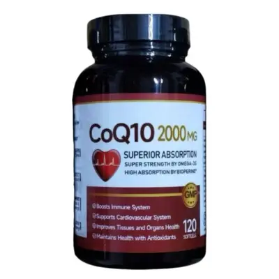 Coenzyme Q10 Softgel Capsules, 120 Count, Fish Oil Supplement - 6