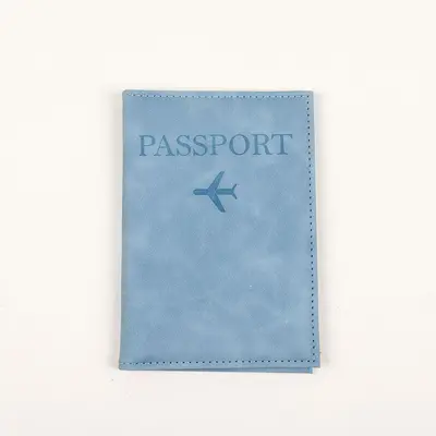 PU leather passport protective case, large capacity - 8