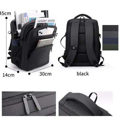 Business Herrenrucksack Laptop-Rucksack Casual Schulrucksack großes Fassungsvermögen leicht Pendel-Reiserucksack Großhandel Custom - 5