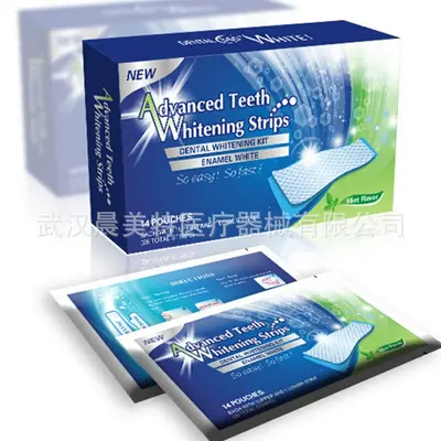 现货Advanced Teeth whitening strips美牙牙贴  去黄14对装