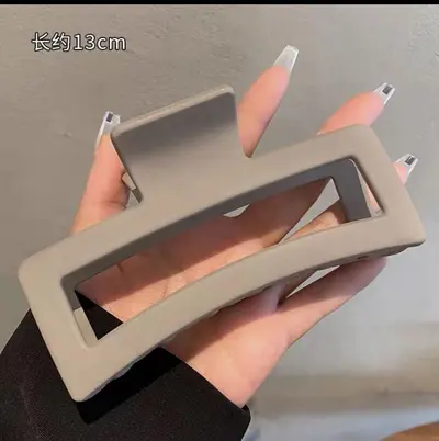 Dicke Haare Große Haarspange aus Acryl, Haarspange für den Hinterkopf, hochwertige elegante Haarspange Haaraccessoire, Hai-Spange - 11