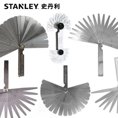 Stainless Steel Metric and Imperial Gauge Set, Gap, Thread and Level Gauge
