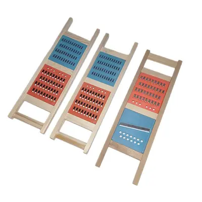 Multifunctional wood vegetable cutter and grater