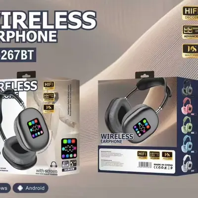 Grenzüberschreitend 2026 neues Modell P9 kabellose Over-Ear-Kopfhörer mit farbigem Bildschirm, extra lange Akkulaufzeit, Großhandel, direkt vom Hersteller