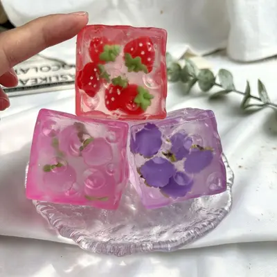Fruit-Shaped Stress Ball, Moldable Soft Squishy Stress Relief Toy