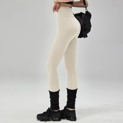 American O-seam yoga leggings, high waist, belly control, butt-lifting - 5
