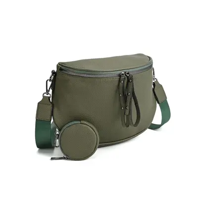 Women's Large Crossbody Shell Bag with Small Round Bag - 7