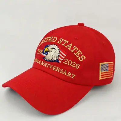 Amazon Neue Stickerei Unabhängigkeitstag Sonnenschirm Baseball-Kappe Outdoor Duck-Bill Kappe 250-Jahrestag - 13