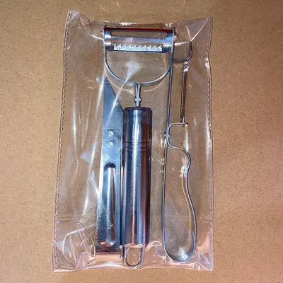 3-piece stainless steel peeler set with potato peeler - 12