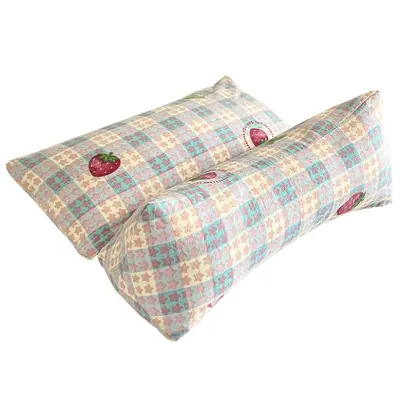Buckwheat Pillow with Removable Cover, Neck Support Triangle Design