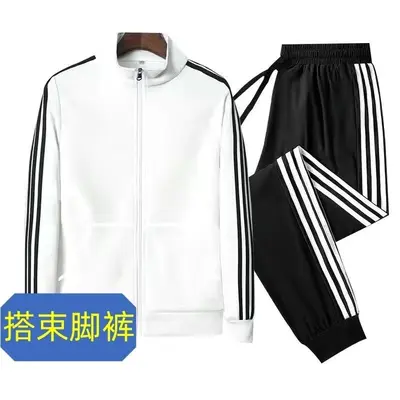 Men's Spring Autumn Three-Stripe Sports Stand-Collar Jacket