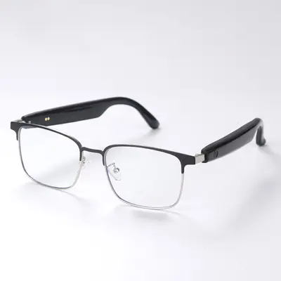 AI Translation Cross-Border Smart Glasses Bluetooth Glasses GS06 Blue Light Color-Changing Lenses Music Listening Phone Call Replaceable Lenses - 8