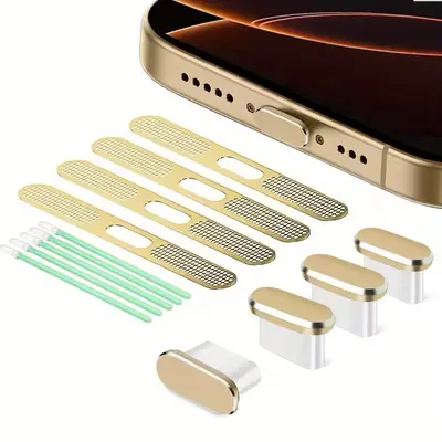 Telefon Toz Koruma Kapağı Seti USB C Toz Koruma Kapağı iPhone 15 / 16 için Toz Koruma Temizleme Seti - 7