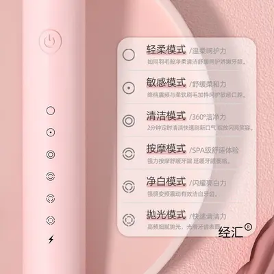 电动牙刷成人充电式全自动声波细软毛情侣款套装男女学生家居通用