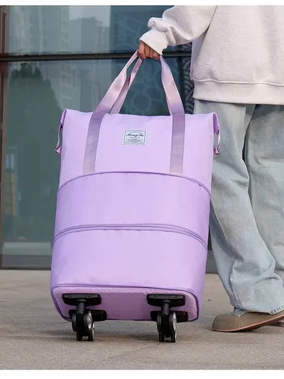 Grenzüberschreitende Reisetasche mit großem Fassungsvermögen, Nasswäsche-Trockenwäsche-Trennung, 360°-Rollen, Aufbewahrungstasche mit Erweiterung, Geschäftsreise- und Umstands-Reisegepäck - 6