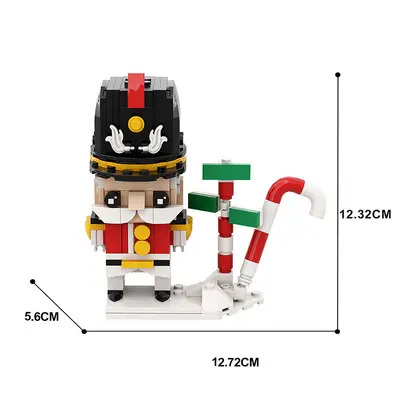 MOC Noel Yapı Taşı Oyuncak Seti, Torbalı DIY Noel Süsü - 5