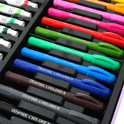Acrylic pen set brushes paint watercolor art supplies