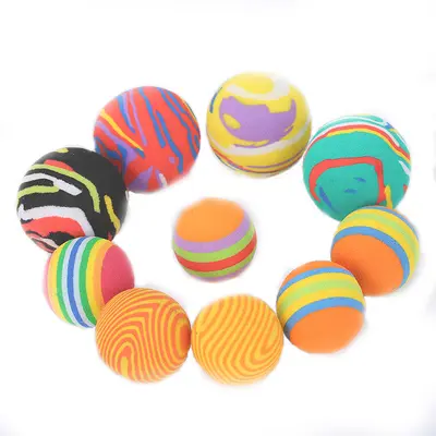 Foam Cat Ball Set, Multicolor Cat and Dog Toy