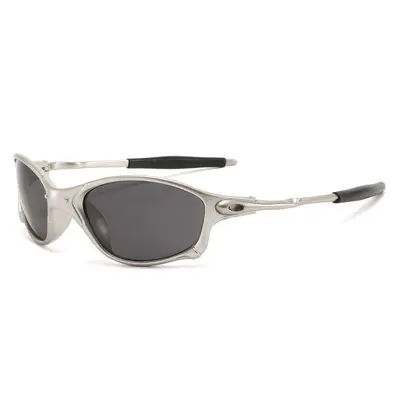 Metal Oval Cycling Sunglasses, Windproof, UV Protection - 12