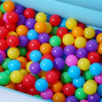Çocuk oyun alanı için kalınlaştırılmış plastik okyanus topu, renkli, ısırmaya dayanıklı