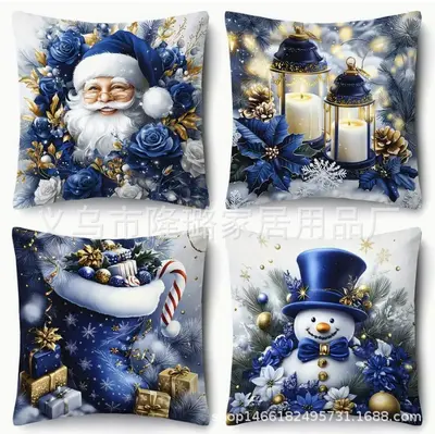 Christmas Pillow Cover Home Decor Cushion Cover Living Room Sofa Throw Pillow Bedroom Bed Pillow Cover Wholesale - 4