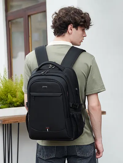 Grenzüberschreitender neuer Rucksack für Herren mit großer Kapazität komfortabler Rucksack multifunktionaler Geschäfts- und Reiserucksack Laptoptasche Rucksack für Mittel- und Oberschüler - 3