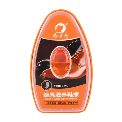 Yijieliang Sulian Schuhpflege-Schwamm für Echtleder-Lederschuhe, Schuhpflegecreme zum Pflegen und Schützen, farblose Schuhwichse, Reinigungsschwamm, Lederschuhpolitur