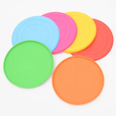 Silikon yumuşak uçan disk evcil hayvan ısırmaya dayanıklı uçan disk köpek eğitim oyuncağı Golden Retriever oyuncak bebek uçan disk