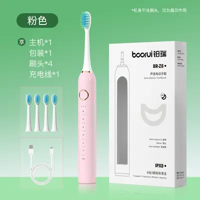Electric toothbrush, fully automatic, smart sonic, rechargeable, soft bristles - 5