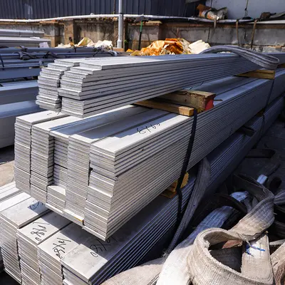201/304 Stainless Steel Flat Bar, Solid Brushed Metal Strip for Architectural Decoration