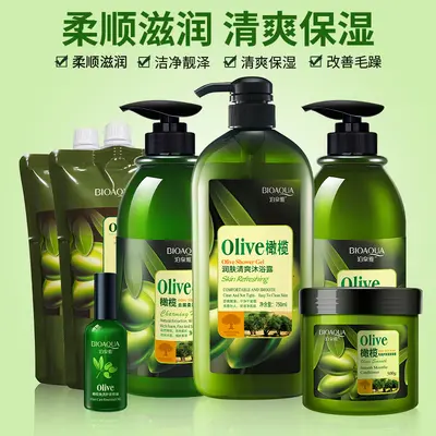 Olive Oil Smoothing Shampoo and Conditioner Set, Summer Fresh - 4