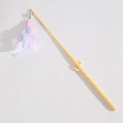 Cactus Cat Teaser Wand with Claw and Bell - 9